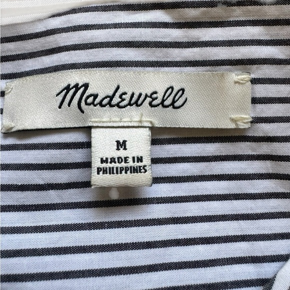 Madewell Lakeside Striped Peplum Blouse - Picture 15 of 15